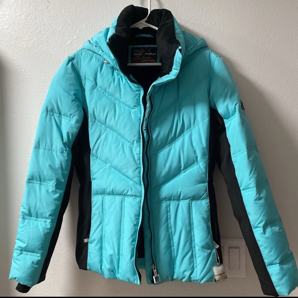 ZeroXposur 60% down puff Jacket blue size M